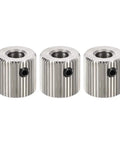 Three Piece 40T Extruder Drive Gear For 1.75mm Filament, 5mm Bore, Fits MK7 MK8 Printers, Easy Grip Feeder Gear Set