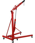 Heavy Duty Two Ton Folding Engine Hoist Cherry Picker Shop Crane Lift Built Like A Tank With Solid Carbon Steel, portable design.