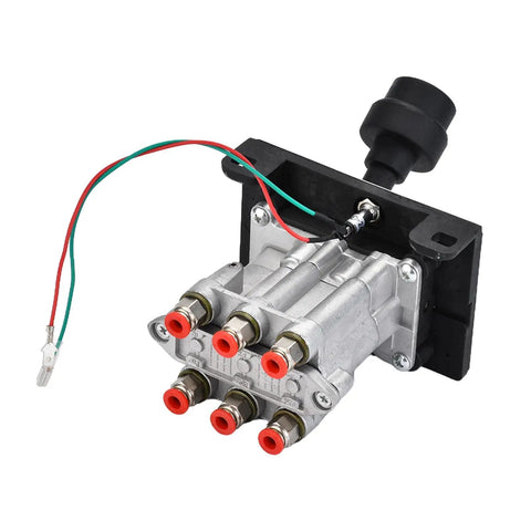 Dump Truck PTO Control Valve Set Dual Air Shift Valve Kit With Kickout Pneumatic PTO Switch for heavy duty vehicles