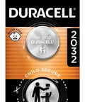 Ready To Roll 2032 Cr2032 Lithium Coin Battery 3V Two Pack with child proof coating and bitter taste for safety.