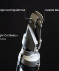 18 Gauge Profile Shears For Metal Fabrication And Automotive And HVAC Projects Featuring 2500 RPM And Double Cut Action Close-up