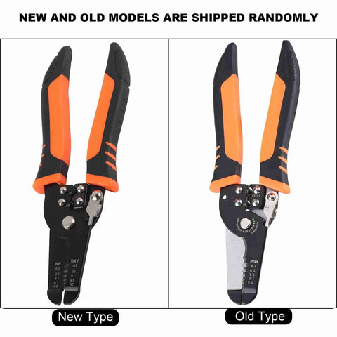 Versatile Wire Stripper Pliers Cutting Tool For DIY Wiring Auto And Home Projects Electrician Grade Heavy Duty Manganese Alloy Built, new and old model comparison.