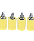 4 Pack Nylon Pulley Block For Sliding Doors And Gates Heavy Duty Wheel Guiding Wheel For Rail Gates And Electric Gates Swivel Pulley Block For Smooth Quiet Operation
