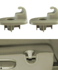 2 Pack Car Sun Visor Clips Retainer Upgraded Visor Holder Hook For Jeep Liberty 2005-2012 And Dodge Nitro 2008-2012