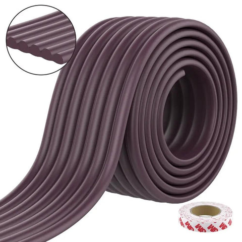 Maroon Baby Proofing Edge Guards Padding 12.5 Feet Extra Wide Edge Protectors With 3M Adhesive Tapes for Tables and Desks