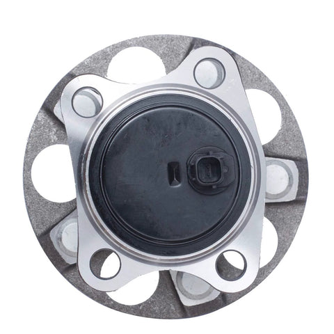 Top view of Pair Rear Wheel Bearing And Hub Assembly For 2010 To 2015 Prius Excluding Prius C And Prius V Models Plus 2012 To 2015 Prius Plug In 5 Lug With ABS OEM Approved And ISO Certified
