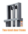 This Semi Electric Pallet Stacker Is A Total Badass For Your Warehouse. With 3300 Lbs Capacity And An Awesome 118 Inch Lift Height, It Handles Heavy Loads Like A Champ. The straddle legs provide epic stability while you toss those pallets around. Two-level door frame design enhances stability for heavy lifting.