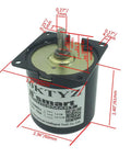 60KTYZ 15 RPM AC Motor With Built In Gearbox Low Noise High Torque Synchronous Reduction Motor 110V
