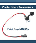 DC5521 Electric Bicycle Charging Port Replacement with cable length 12.2in for Jetson Bolt Pro, Bolt Electric Ride On