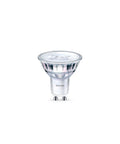 Top Shelf Led Mr16 Bulbs 3Pack With Crisp Bright White 3000K Glow At 380 Lumens Effortlessly Swaps Out Aging 50W Halogens Smooth Dimming Plus Zero Flicker Gives Spaces A Fresh New Vibe - LED MR16 bulb with clear glass.