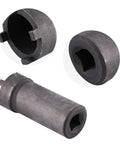 GY6 Motorcycle Clutch Sleeve Replacement With Four Claws Nut Socket Square Connection Durable Metal Repair Tool for crankshaft maintenance.
