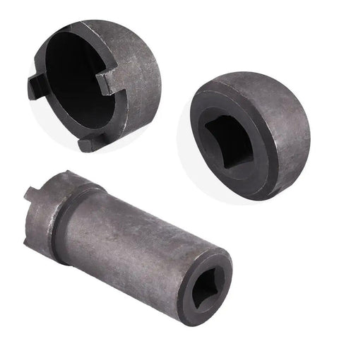 Three-piece Four Claw Nut Sleeve Socket For Gy6 Crankshaft Removal, Lock Nut Remover Tool For Motorcycle Maintenance