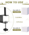 Adjustable mount for Platform Deck Bird Feeder With Bath showing width range from 1cm to 5.08cm in a guide image.