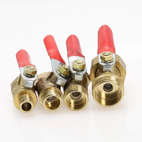 Brass Needle Valve Pneumatic Mini Ball Valve Female Male Thread For Smooth Airflow And Precise Pressure Control One Quarter Inch Bsp Copper Pipe Fitting Coupler Adapter Heavy Duty Compressor Line Connector No Fuss Hookup And Bulletproof Build