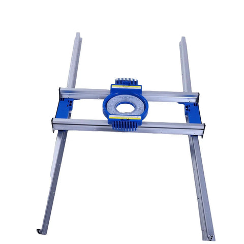 Router Sled For Woodworking, Aluminum Alloy Slab Flattening Jig with precise positioning featuring low friction guide rail.