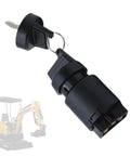 Industrial-grade ignition switch for Cape Generator 6500 6700 427 186F and AGT Mini Excavator Starter Switch with key.