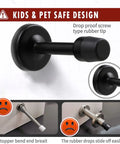 Stainless Steel Door Stopper Set With Anti Bump Tech for Home and Office no slam wall saver heavy duty door buffer detail view