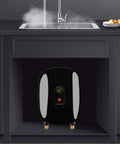 Instant Tankless Water Heater With Smart Digital Flow Valve Delivers Quick 3000w On Demand Hot Water For Kitchen Counter Or Bath Tub Setup So You Can Keep It Moving mounted under sink with steam.