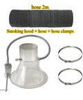 Rugged Soldering Smoke Hood Exhaust System With Flexible PVC Hose For Tin Welding 2 Meters Long 100 To 225 Mm Diameter Clamps Included