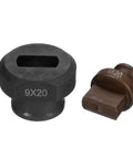 Pro-Grade Hydraulic Hole Punch Die 9x20mm For Precise Oval Holes In Electric Hydraulic Punching Kit MHP-20 JP-20
