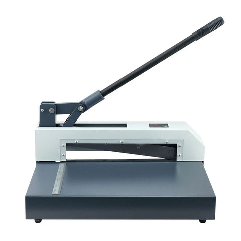 Heavy Duty Manual Plate Shear 12 Inch Guillotine Sheet Metal Cutter for steel and aluminum, solid steel frame, precision hand tool.