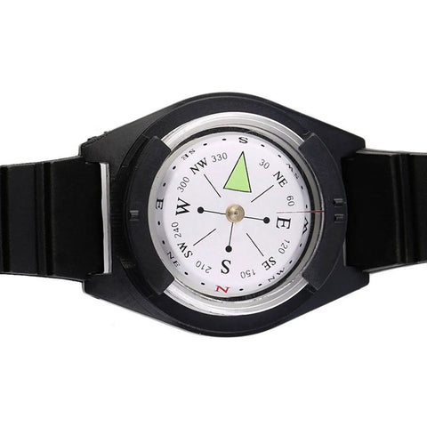 Lightweight Tactical Wrist Compass For Outdoor Survival And Hiking Gear Must Have Camping Tool For Navigation Adventure Travel Fishing And Hunting Accessories In Black Band