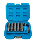 11 Piece Chrome Molybdenum Steel Extractor Set For Damaged Fasteners, 3/8 Inch Drive Rusted Nuts And Screws Removal Kit With Storage Box