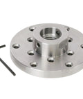 Shop Grade 4 Inch Wood Lathe Steel Faceplate With 1x8 Tpi Spindle Thread tough heavy duty alloy chuck for woodworking.