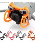 Mini 5 Pro Gimbal Bumper for Protective Shield 3D Printed Anti Collision Bar guard in orange on drone camera