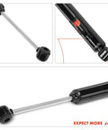 Front Steering Damper For Rough Roads And Smooth Steering No Fuss Install Durable Chevy Silverado 2500 HD 2001 To 2010 And Silverado 3500 Classic GMC Sierra 2500 HD 3500 Sierra 3500 Jeep Grand Cherokee Wrangler Cherokee close-up.