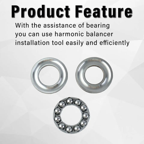 LS Harmonic Balancer Installation Tool With Bearing For GM V8 LS Engines 1997 And Up Crank Pulley Installer bearings