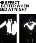 Glow In The Dark Spray Paint Outdoor Fluorescent Reflective Paint (green) on jackets shining brightly at night.
