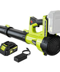 Cordless Leaf Blower 500 CFM 21V With 4.0Ah Battery And Fast Charger, Lightweight Yard Tool With 6 Speed Modes