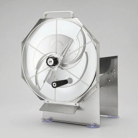 Beefy Stainless Steel Manual Slicing Machine With Guard Plate Baffle And Hand Crank Spare Parts For Home Kitchen Use