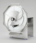 Front view of Manual Stainless Steel Mandoline Slicer With Guard Plate For Safe Prep Adjustable Thickness 0.1 To 10 mm