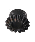Tapered Bevel Pinion Gear With 12mm Hole Diameter, 45 Steel, 1.5 Module, 16 Teeth, Pack Of 2 For Industrial Replacement