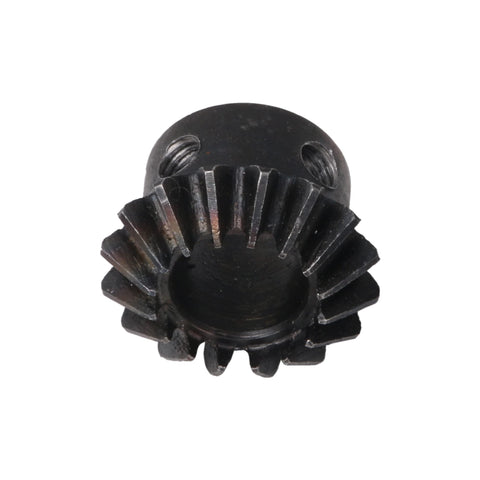 Tapered Bevel Pinion Gear With 12mm Hole Diameter, 45 Steel, 1.5 Module, 16 Teeth, Pack Of 2 For Industrial Replacement