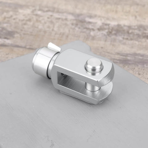 Heavy Duty Quick Release Clevis With Spring Pin For Air Cylinder Rods 5 16 UNF Right Hand Female Thread Universal Fitment