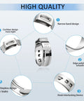 Heavy Duty 304 Stainless PEX Hose Clamps Set Real Deal With 100 Pieces Including Fifty Of One Half Inch And Fifty Of Three Quarter Inch Cinch Clamps For PEX Tubing And Pipe Fittings Leak Proof Built To Last, high-quality design features depicted