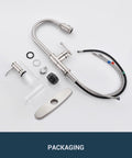 Vintage Style Kitchen Faucet With Built In Soap Dispenser No Fuss Single Handle High Arc Pull Down Sprayer Antique Look