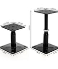Built Tight Adjustable Support Jacks For Floors And Decks Featuring Rock Solid Screw Jack Posts For House Joist Stabilizing, 4-inch base.