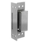 Concealed Adjustable 5 Inch Silver Door Hinge For Wooden Cabinets And Secret Bookcases, heavy duty invisible swing hinge side view
