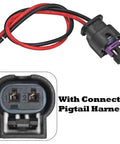 Ambient Air Temperature Sensor With Connector Pigtail Harness Compatible With Buick Envision 2016 2017 Cadillac ATS 2017 CT6 2016 Escalade 2015 2016 Escalade ESV 2015 2017 XT5 2017 GMC Acadia 2017 Canyon 2017 OEM 13583411 Replacement, 2-wire connector
