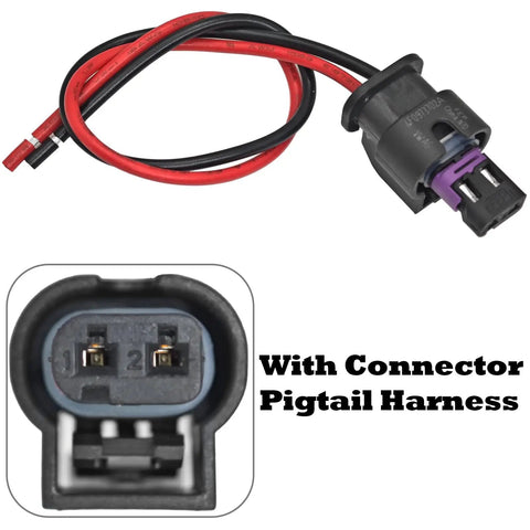 Ambient Air Temperature Sensor With Connector Pigtail Harness Compatible With Buick Envision 2016 2017 Cadillac ATS 2017 CT6 2016 Escalade 2015 2016 Escalade ESV 2015 2017 XT5 2017 GMC Acadia 2017 Canyon 2017 OEM 13583411 Replacement, 2-wire connector