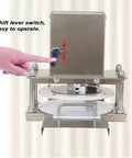 Killer Quality Electric Pizza Dough Presser And Pastry Roller Sheeter No Sweat Tortilla And Flatbread Maker For Home Kitchens with operating switch