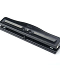 Compact Handheld 3 Hole Puncher With Metal Body, Adjustable 3 Or 4 Hole Spacing And 7mm Aperture, front view