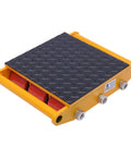 Heavy Duty Machine Dolly Skate 15 Ton Capacity Roller Cargo Trolley With Non Slip Belt for easy industrial equipment relocation.