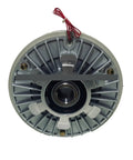 Front view of PB-12B2 Hollow Powder Brake Clutch System 12Nm 24V, showcasing durable hollow design with central wiring.