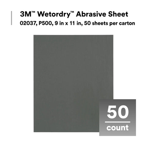 Wetordry Sandpaper Sheets 800 Plus Grit 9 In By 11 In Pack Of 50 shown in packaging