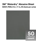 Pro Grade Wetordry Abrasive Sheets 401Q 1200 Grit 9 by 11 Inches Pack of 50 for Fast Cutting Auto Body Sanding Paint Finishing